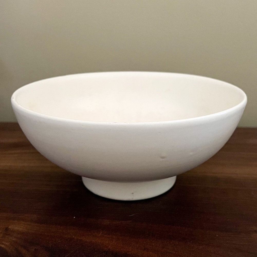 Vintage Haeger Pottery USA 101 8 inch Footed Bowl